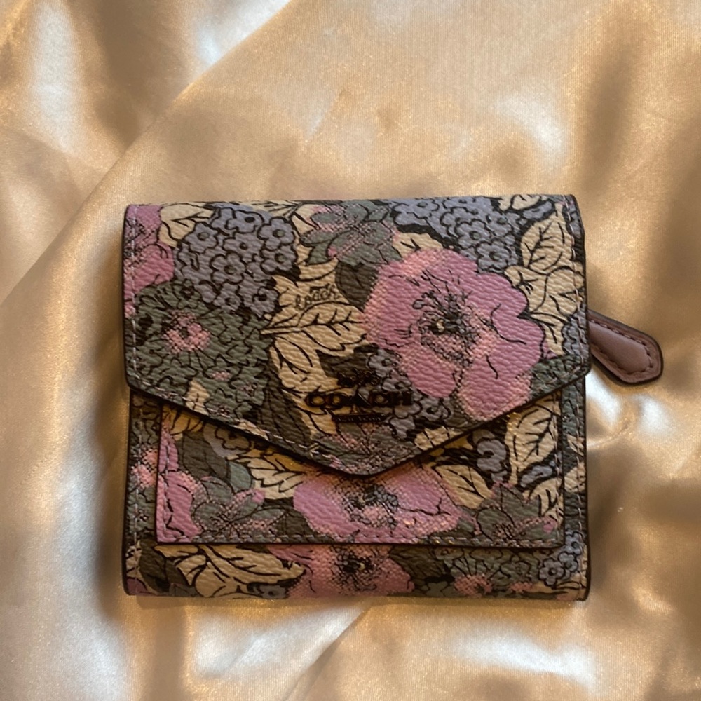 Purple and Blue Coach Wallet